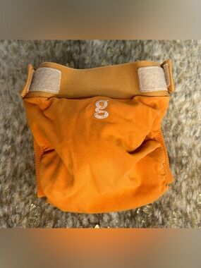 5 for $25🔥GDiapers Orange Reusable Cloth Diaper Large (26-36 lbs.)